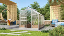 Växthus Venus 6200 Alu Poly Sockel 6,2 m² Vitavia